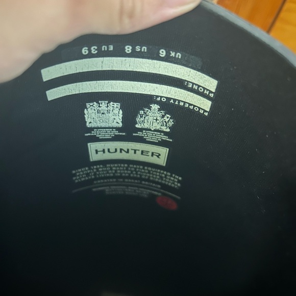 Hunter Classic Black Boots - Picture 2 of 2